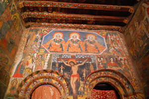 教会内部を彩り、文盲者が多い信徒の教育にも使われた聖画