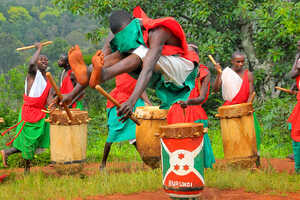 アフリカン・ドラムによる伝統舞踊