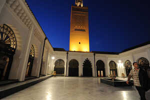 アルジェリア最良のムラービト朝建築と言われる、トレムセン・グランモスクのミナレット