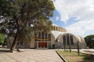 ハイレセラシエ皇帝の指示で建立された、3代目シオンのマリア教会