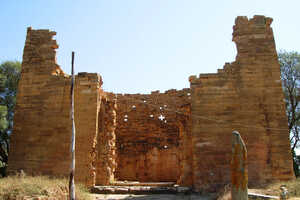 アクスム近郊のイェハに残る、キリスト教到来以前の多神教の神殿