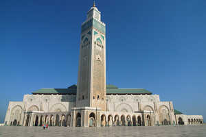 カサブランカのランドマーク、モロッコ最大のハッサン2世モスク