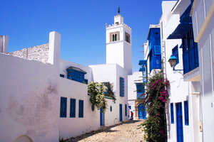 チュニジアで最も美しい街と言われる、シディ・ブ・サイド