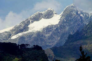 ピークの標高5109m、アフリカ第3の高峰