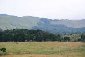 サバンナと森林がパッチワークのように広がるロペ国立公園