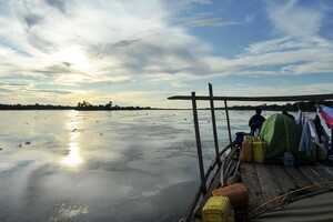今日のキャンプは近い。どんな村に泊まるか楽しみの時
