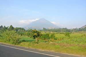 3つの火山が連なるムガヒンガ国立公園