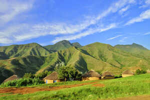 国土全域が標高1,500mを超える、高原の国レソト