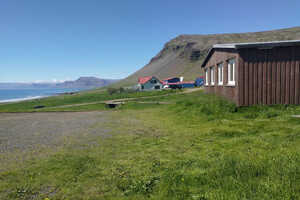 ゲストハウスの目の前には大西洋が広がり遮るものはありません。