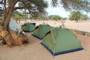 テント、マット、寝袋は準備しています。ご自身の使い慣れたものを持ち込んでもOKです