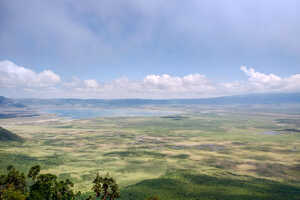 ンゴロンゴロクレーターの全景