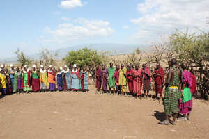 マサイ村の訪問