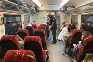 列車内は清潔ですがクーラー強め